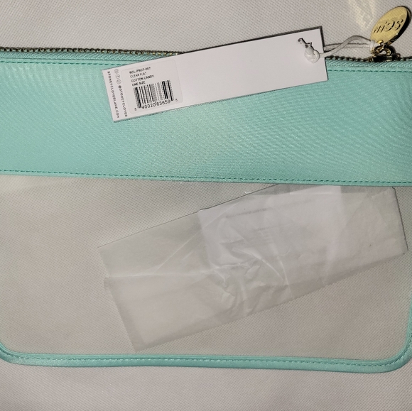 Stoney Clover Lane Snacks flat pouch Clear NWT COTTON CANDY "TRAVEL" - Picture 6 of 8